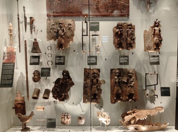 Benin artefacts on display at Horniman Museum