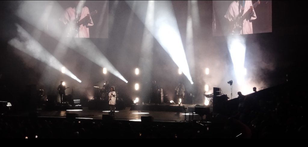 Asa on stage at the Royal Albert Hall