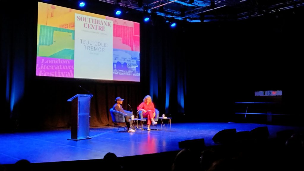 Teju Cole and Lara Pawson 